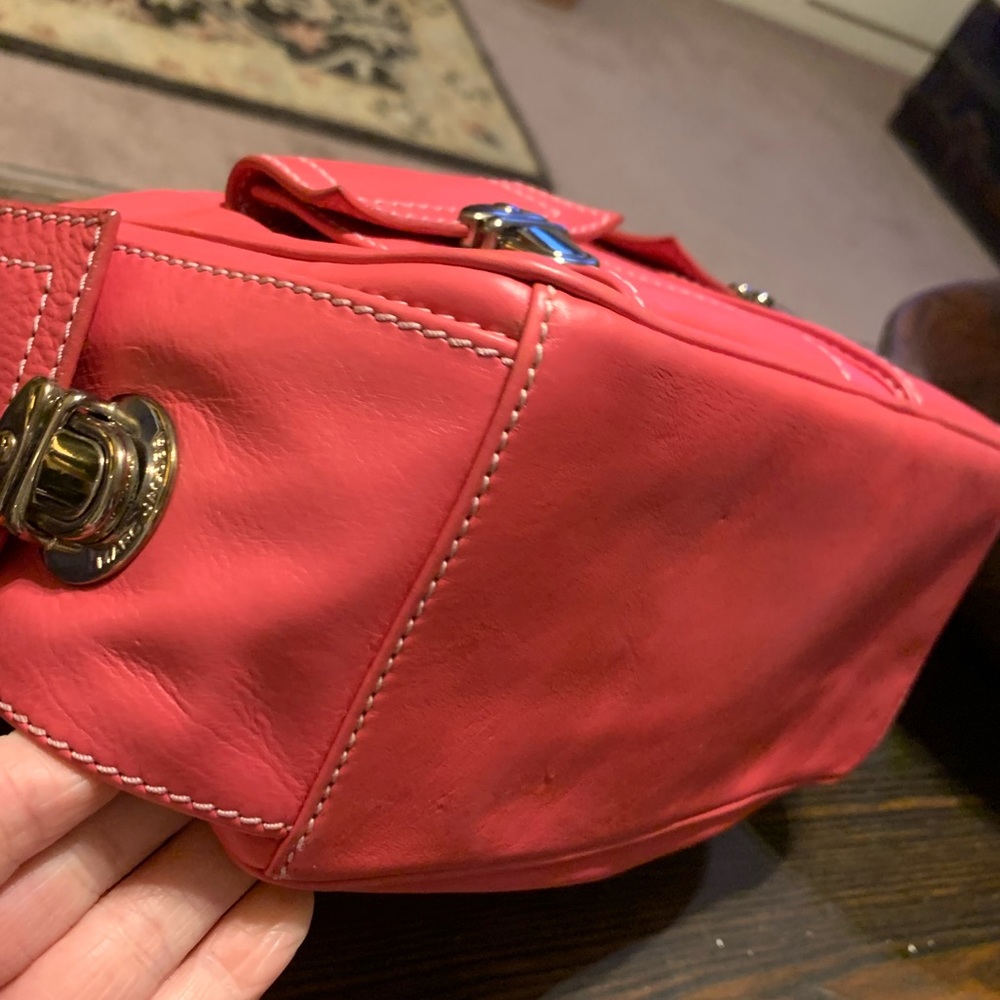 SOLD. Marc Jacobs $950 Italy Pink Slouchy Hobo Bag purse - Picture 5 of 12